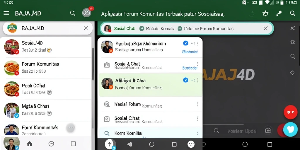 Tampilan antarmuka Forum Komunitas BAJAJ4D yang menarik dan interaktif.
