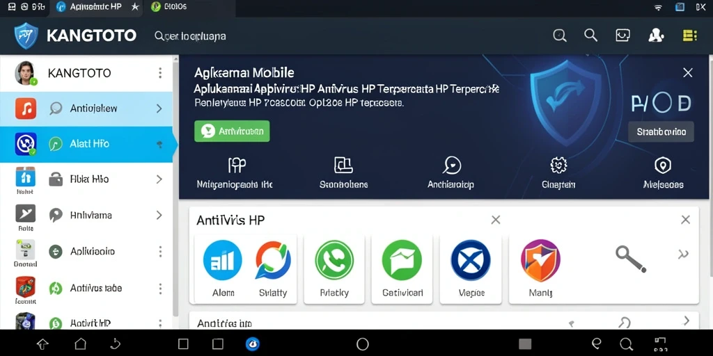 Antarmuka aplikasi KANGTOTO yang intuitif dan ramah pengguna.