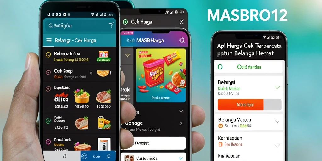 Antarmuka MASBRO12 menampilkan perbandingan harga dengan jelas dan mudah dimengerti.