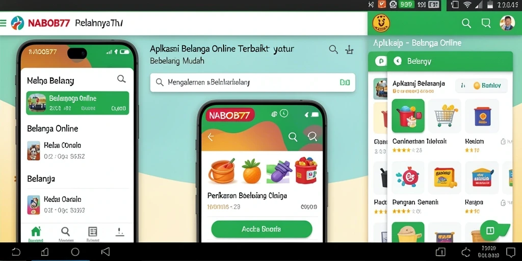 Antarmuka modern <strong>NABOB77</strong> yang memudahkan berbelanja online.