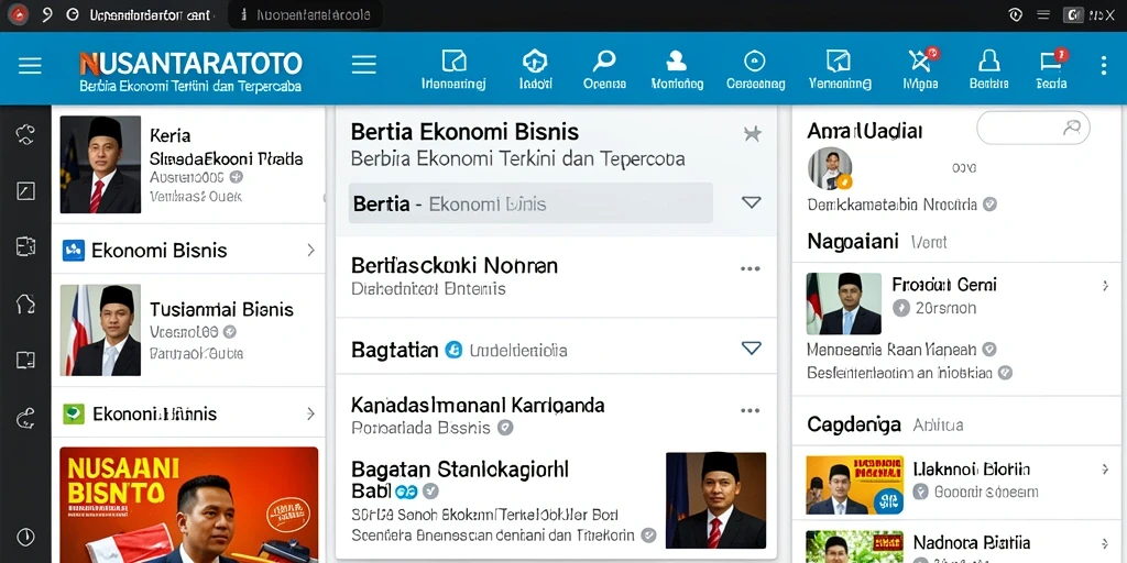 Tampilan antarmuka aplikasi NUSANTARATOTO yang informatif dan menarik.