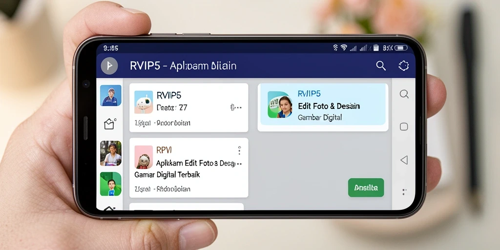 Screenshot utama RVIP5 menampilkan antarmuka pengeditan gambar yang intuitif.